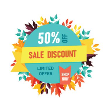 Sake indirimi, sınırlı teklif, mağaza şimdi logo vektör tasarımı.