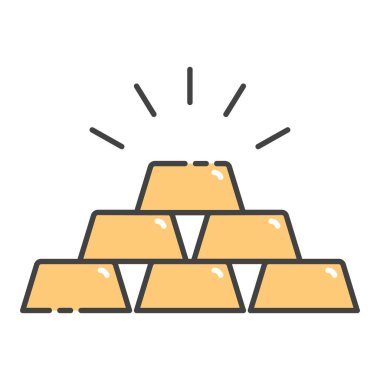 dolar milyar karakterize işareti ile yığın altın parlayan 