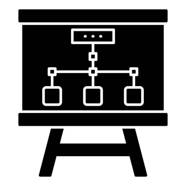 Sağlam tasarımda iş simgesi sunumu 