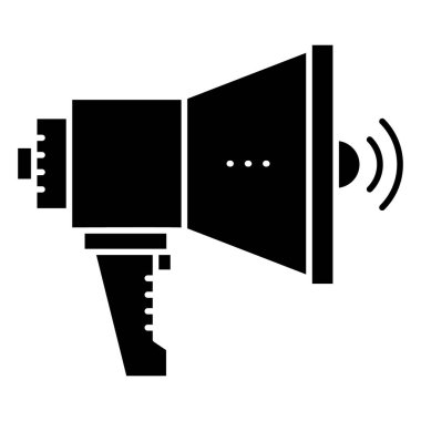 Duyuru simgesi, vektör tasarımı