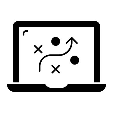 Sağlam tasarımda iş taktikleri simgesi