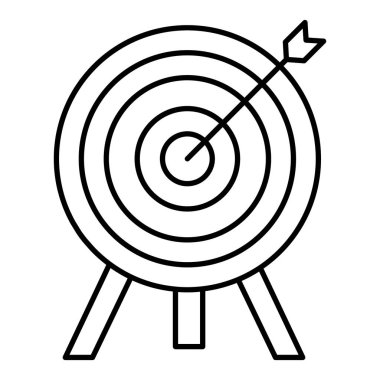 Tam isabet, hedef vektörünün simgesi.