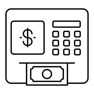 ATM, hat vektörü üzerinden nakit çekilmesi