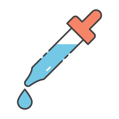 Renk tasarım aracı, düz vektör simgesinde renk seçici.