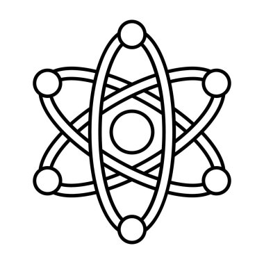 Atomlar üzerine çalışma, vektör dizaynında nükleer fizik 