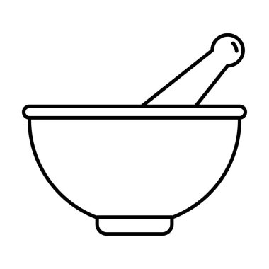 Bitkisel tıbbi tedavi, satır tasarım vektöründe farmakoloji simgesi 