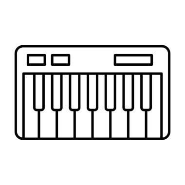 Müzik sınıfı ekipmanları, soli tasarımı piyano simgesi 