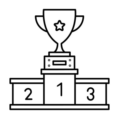 Kazananlar blok sıralaması, podyum tarzı 