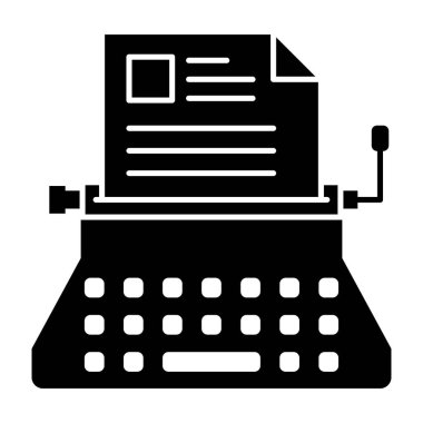 Daktilo, daktilo simgesi için çıktı aygıtı 