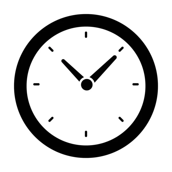 Wanduhr Uhr Ikone Massivem Design — Stockvektor