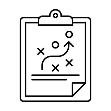 Satır tasarımında iş taktikleri simgesi