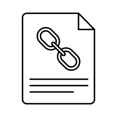 Hiper bağlantı belgesi, satır vektör tasarımı 