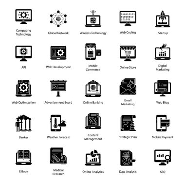 Kullanıcı Arayüzü Solid Vektörleri Paketi