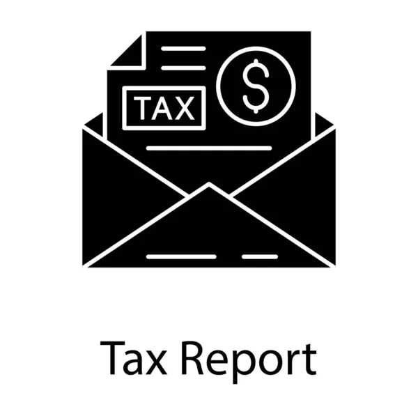 Векторный Знак Налоговой Отчетности — стоковый вектор