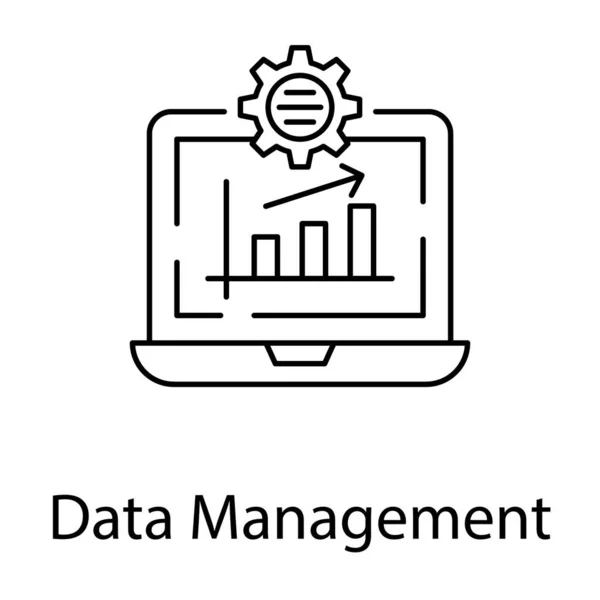 데이터 디자인의 아이콘 — 스톡 벡터