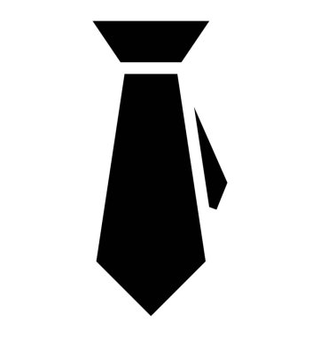 Kravat simge, simge vektör tasarımı.