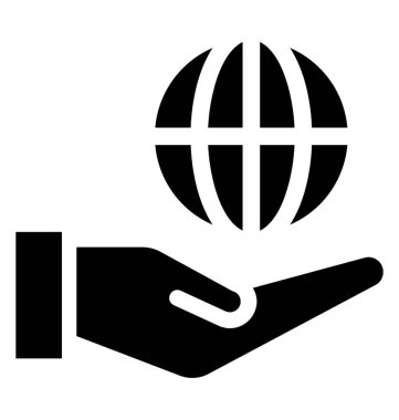 Global Hizmetler simge, simge tasarım.