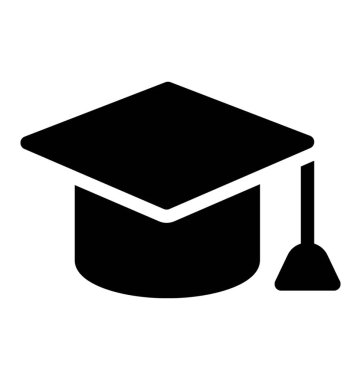 Kolej simgesi simge tasarım.