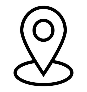 çizgi gezinti simge vektör 