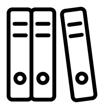 Arşivleri simgesi, çizgili Tema