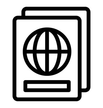 Atlas kitap simgesini, çizgili Tema.