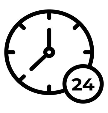 Gece gündüz simgesi, çizgi vektör tasarımı.