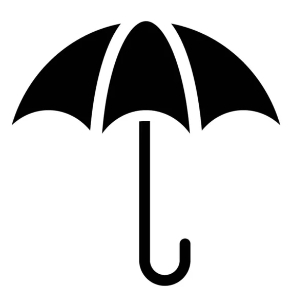Şemsiye Simge Simge Vektör Tasarımı — Stok Vektör
