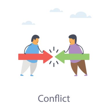 Çakışan düz tasarım simgesi.