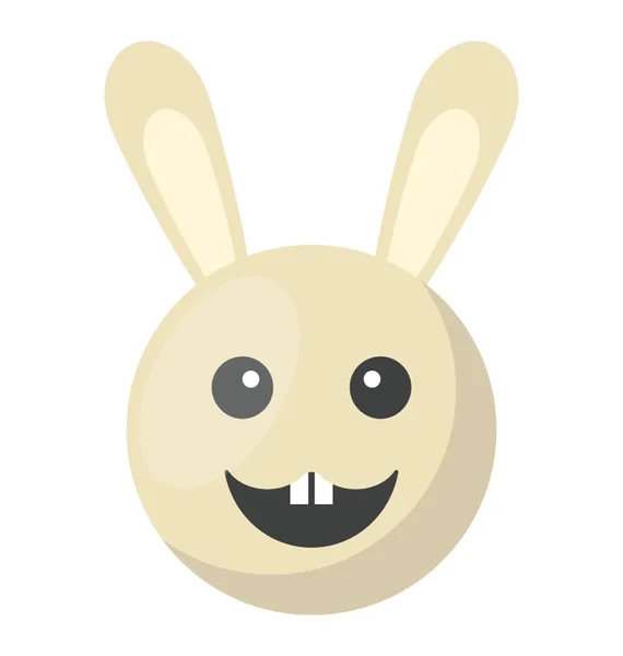 Bunny Vector Diseño Plano — Archivo Imágenes Vectoriales