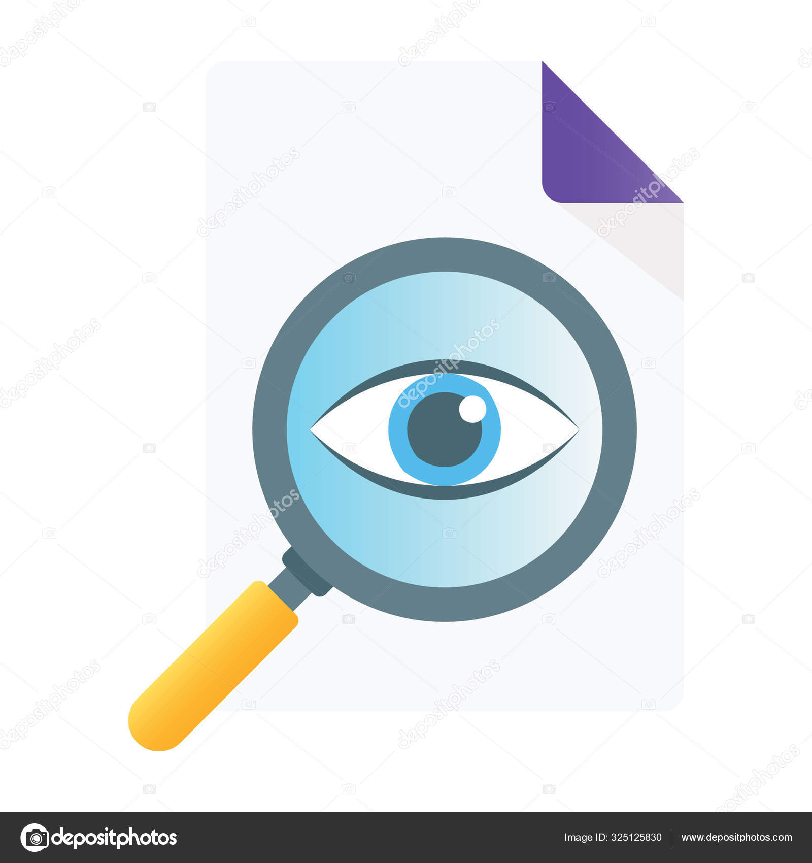 Oeil Loupe Clipart