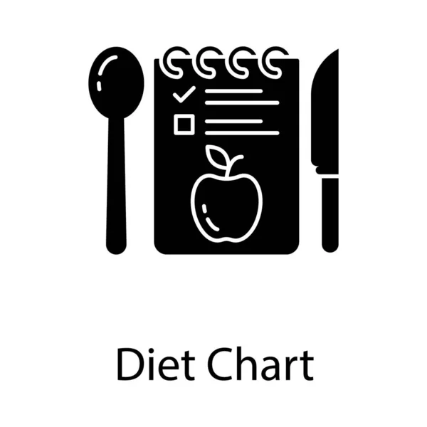 Alimentação Saudável Dieta Planejamento Dieta Comida — Vetor de Stock