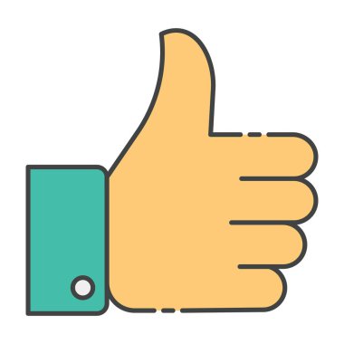 Düz tasarım, düz simge tasarımı jestini destekliyor 