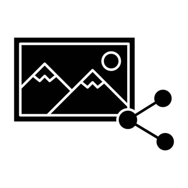 Katı tasarımda ortam paylaşım kavramı, resim paylaşım simgesi 