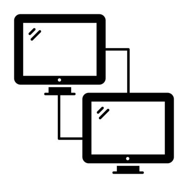 Veri değişimi kavramı, veri transferinin kabartma tasarımı beyaz arkaplanda izole edildi 