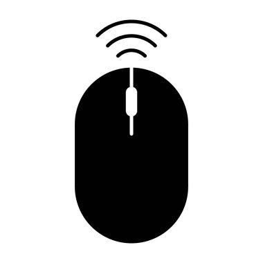 Bilgisayar donanımı, kablosuz fare simgesi tasarımı 