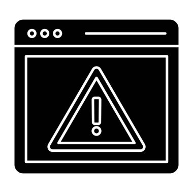 Engellenmiş web sayfası, web sayfası hatası simgesi, yanlış web sitesi 