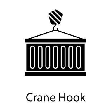 Yapısal makine, vinç kancası doldurulmuş simge biçimi 