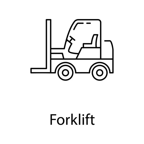 디자인의 포크리프트 트럭의 아이콘 — 스톡 벡터
