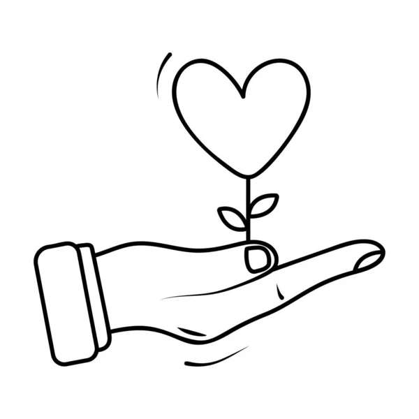 Mostrando Más Apasionado Amor Dibujos Animados Apoyo Icono Línea Amor — Archivo Imágenes Vectoriales