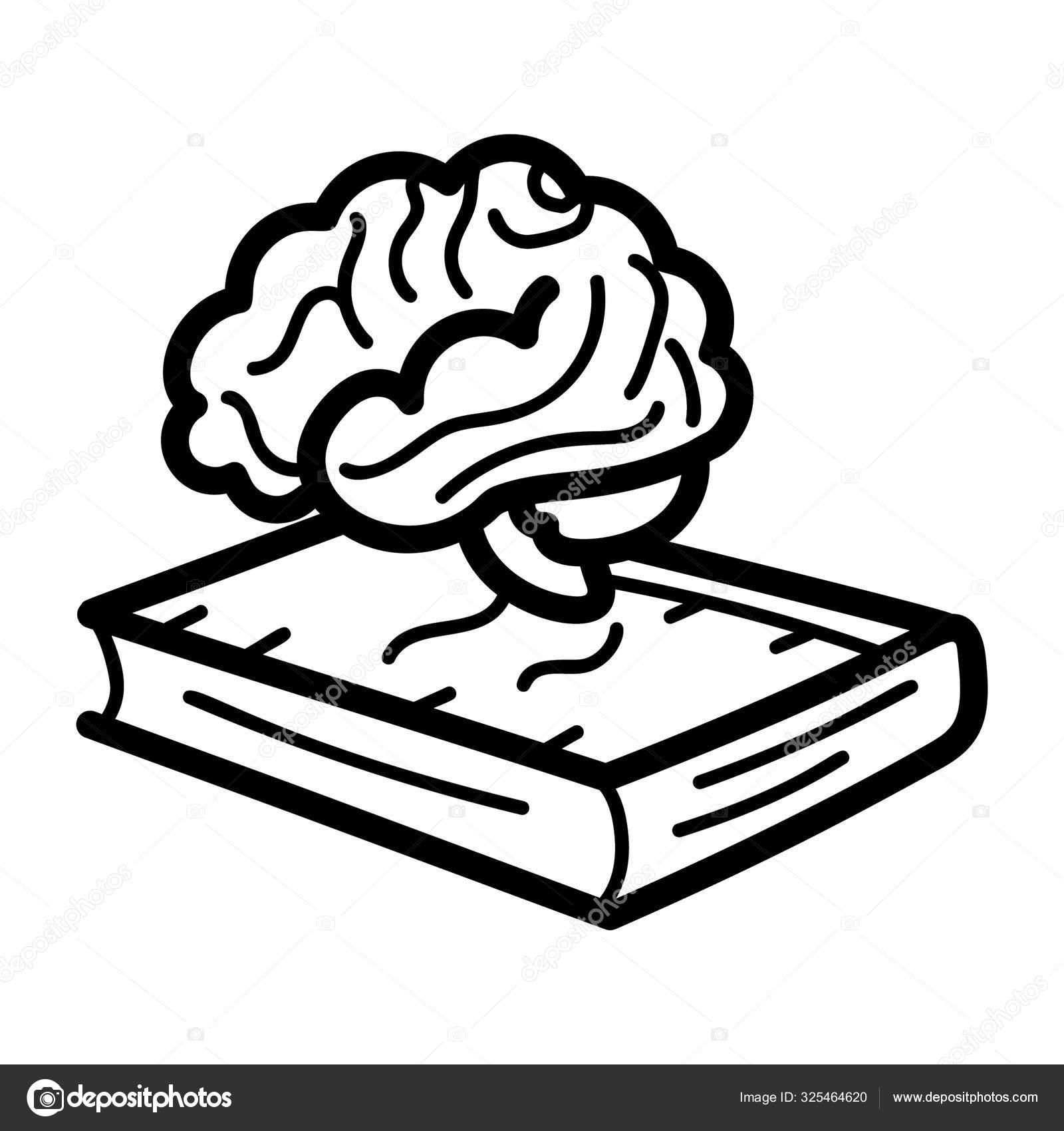 Mascote personagem de desenhos animados do cérebro em um fundo branco Vetor  de ©krasivos 107719194, image size:1600x1700