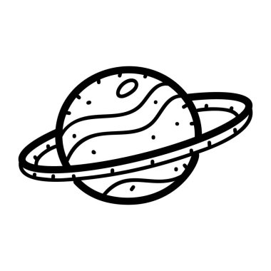 El çizimi vektörde Galaksi simgesi 