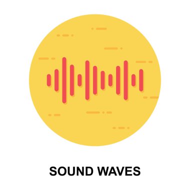 Bir eşitleyici çubuk diyagramı, ses dalgaları simgesi tasarımı
