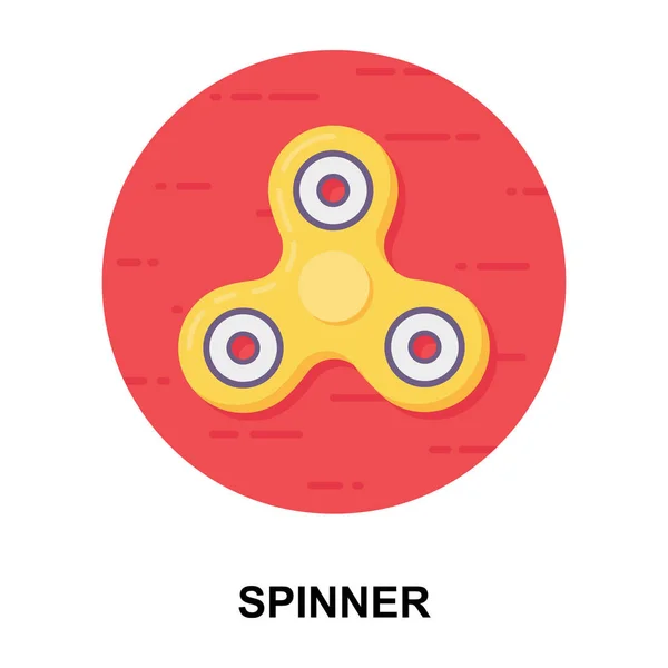 Konstrukcja Wektorowa Płaskiej Spinner Fidget Multilobed Płaska Konstrukcja Zabawki — Wektor stockowy