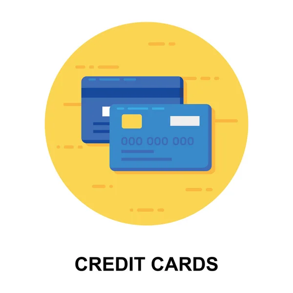 Mastercard Debit Oder Kreditkartensymbol Flachen Stil Für Banking Und Mobile — Stockvektor