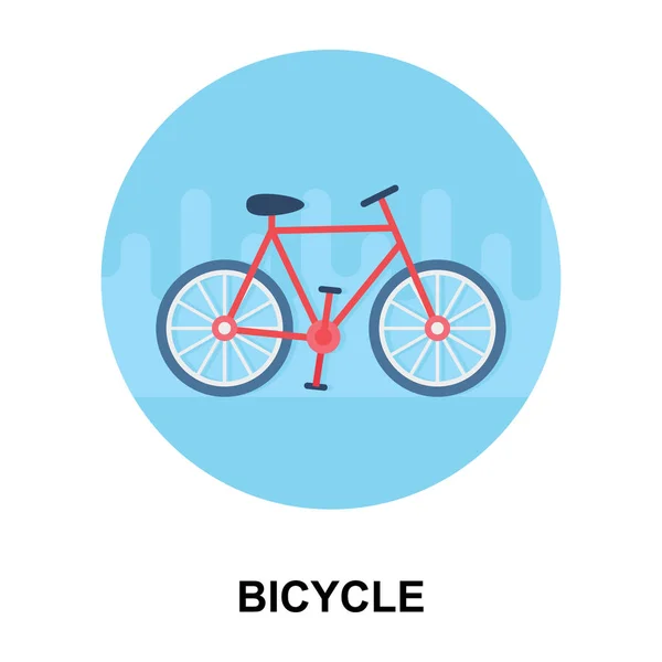Icône Vélo Design Plat Vecteur Modifiable — Image vectorielle