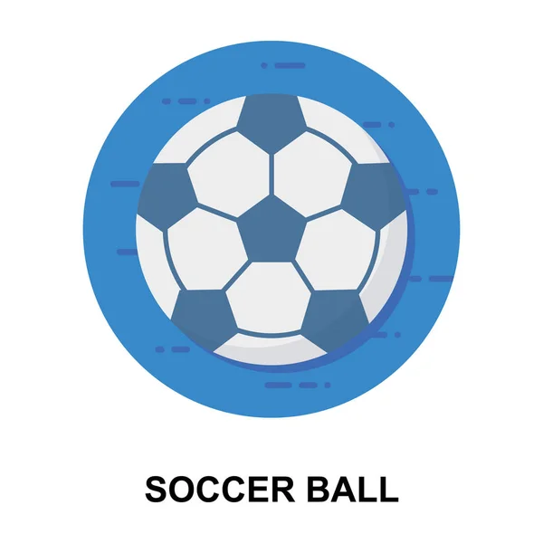 Football Icon Sports Ball Symbol Modern Simple Flat Vector Web — Stock Vector