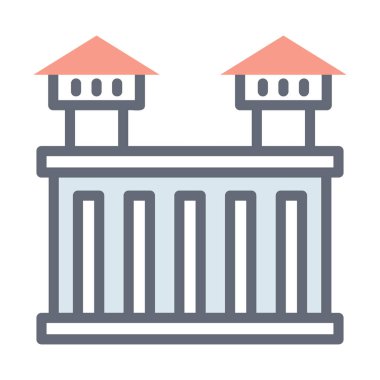 Daire dizaynlı polis karakolu binası 