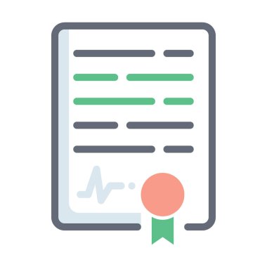 Düz dizaynlı yasal belge, sertifika vektörü 