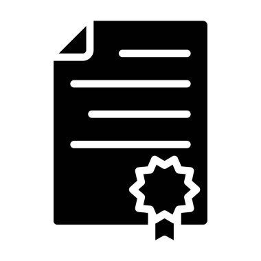 Yasal belge, katı tasarım sertifika vektörü 