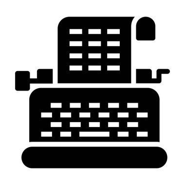 Yazdırma makinesi simgesi dosyalanmış tasarım.